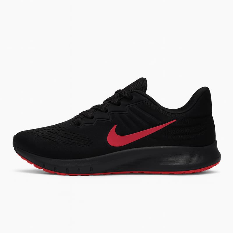 کفش ورزشی مردانه Nike مدل Tigo زیره قرمز-مشکی