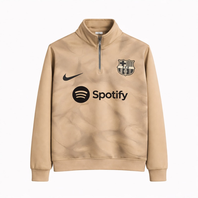 دورس نیم زیپ مدل بارسلونا-نسکافه ای