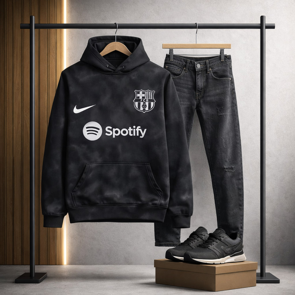 هودی مدل بارسلونا-مشکی