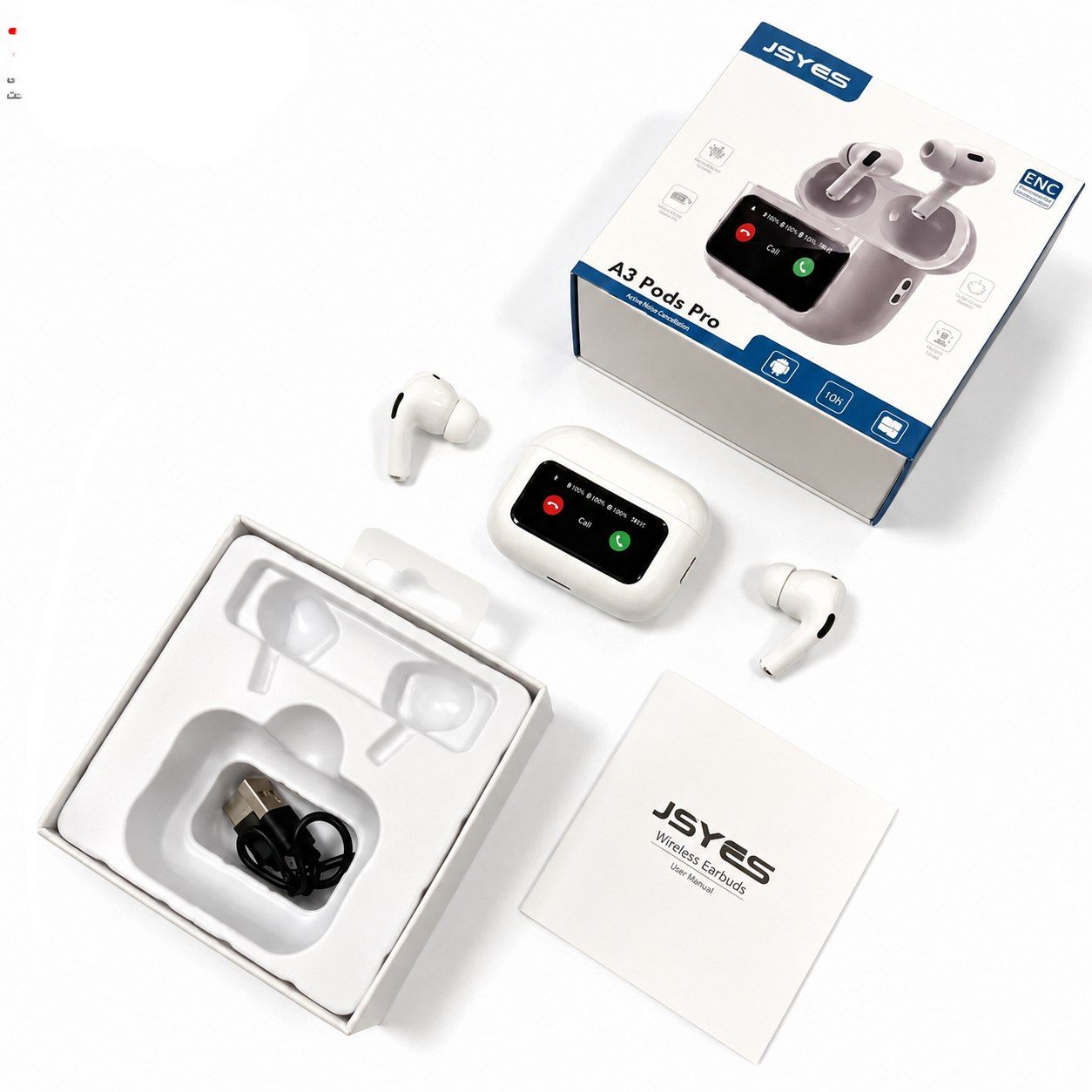 ایرپاد نمایشگر دار JSYES A3Pods Pro
