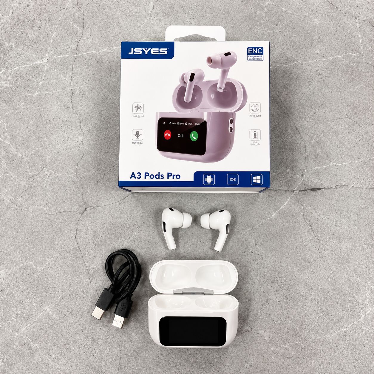 ایرپاد نمایشگر دار JSYES A3Pods Pro