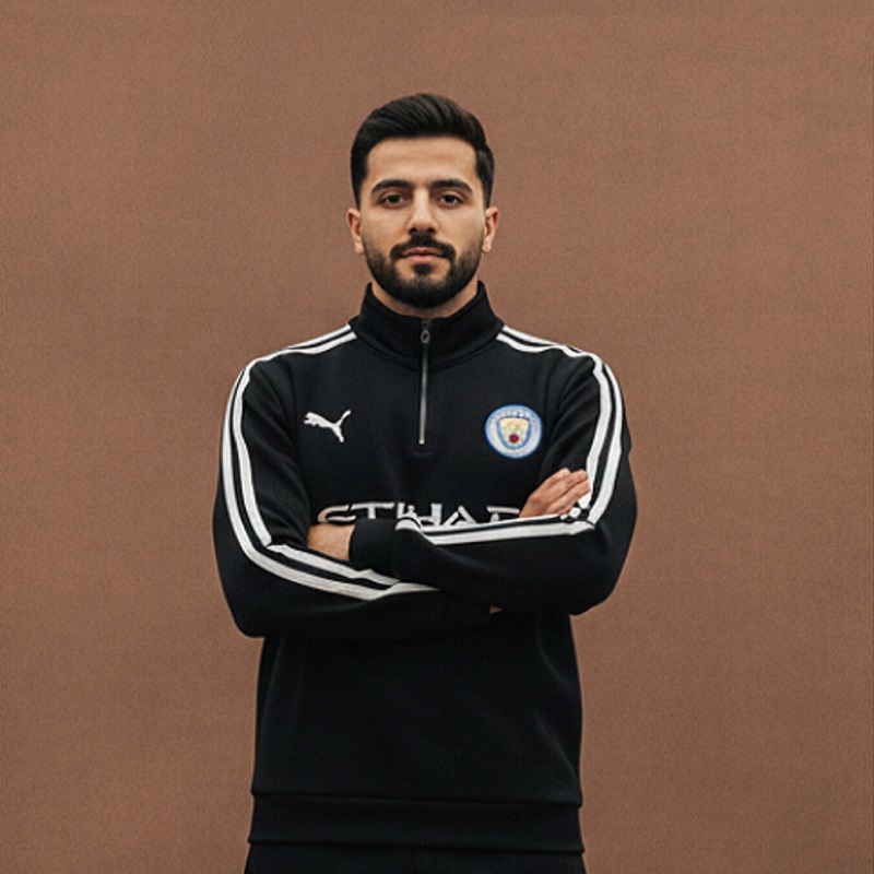 دورس نیم زیپ منچستر سیتی-مشکی