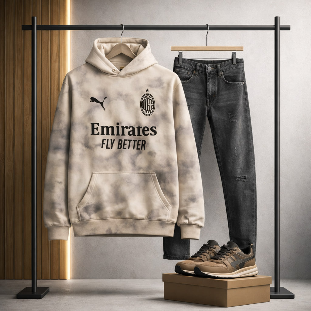 هودی مدل آث میلان-کرم